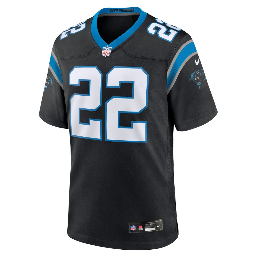 Lathan Ransom Carolina Panthers Black Team Game Jersey
