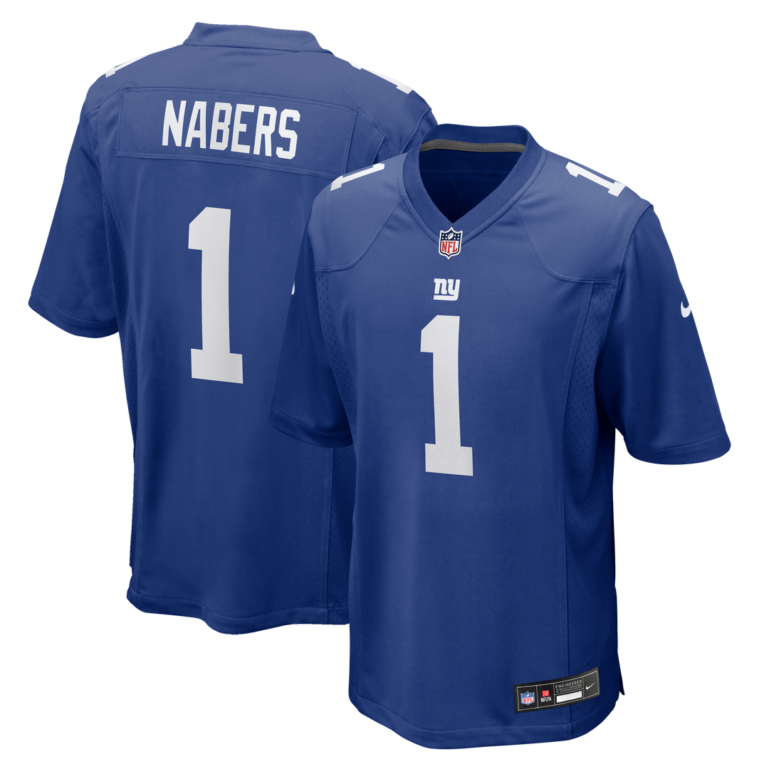 Malik Nabers New York Giants Century Red Alternate Game Jersey