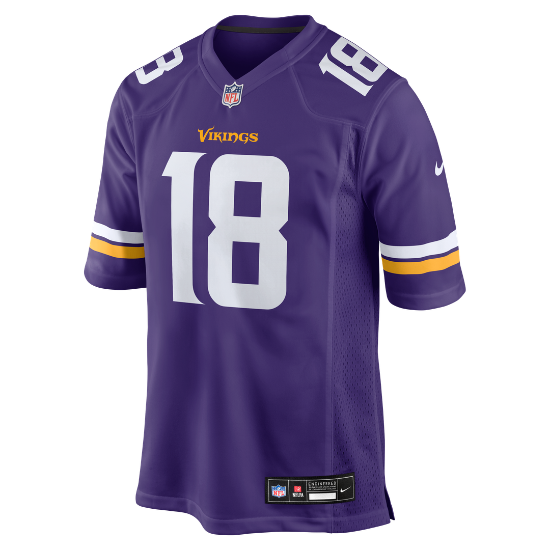 Justin Jefferson Minnesota Vikings Purple Game Jersey
