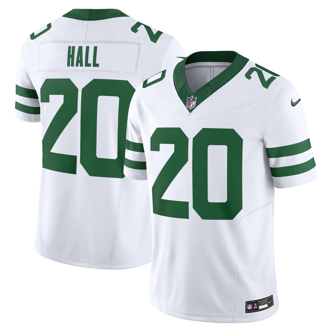 Breece Hall New York Jets Legacy White Vapor F.U.S.E. Limited Jersey