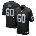 Charles Grant Las Vegas Raiders Black Team Game Jersey