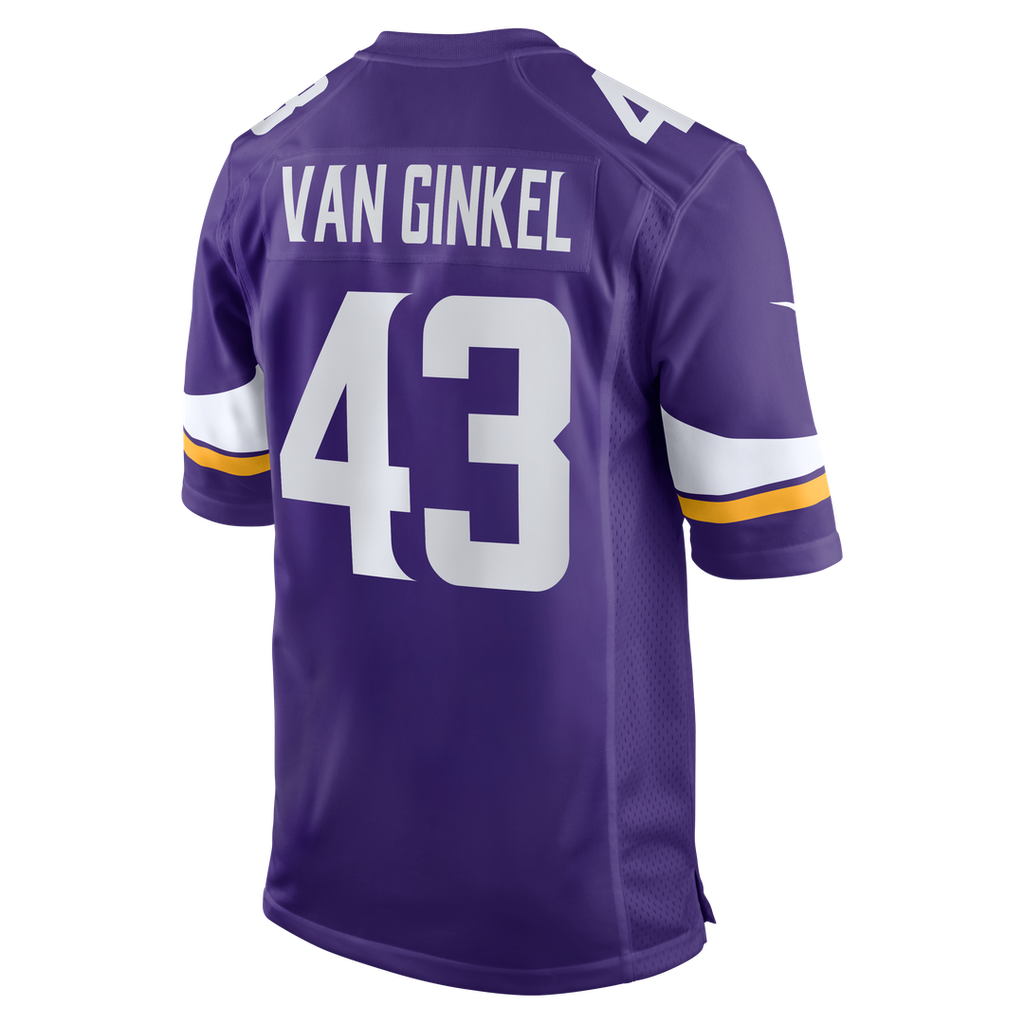 Andrew Van Ginkel Minnesota Vikings White Alternate Game Jersey