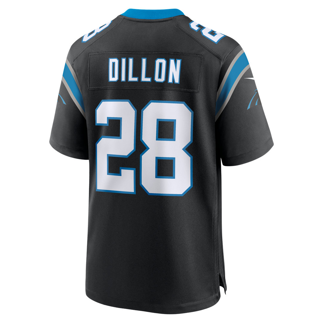 AJ Dillon Carolina Panthers Black Team Game Jersey