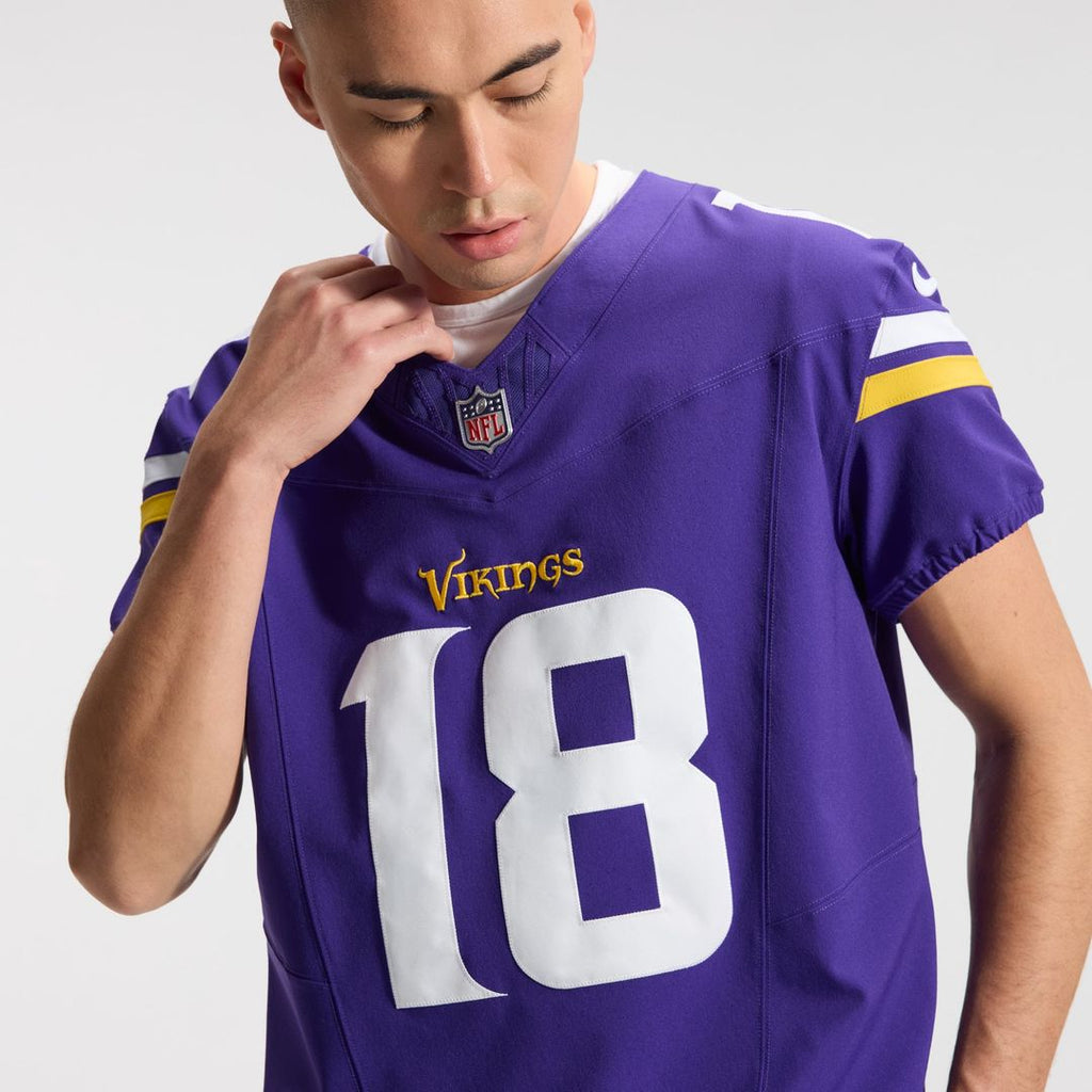Justin Jefferson Minnesota Vikings Purple Team Vapor F.U.S.E. Elite Jersey