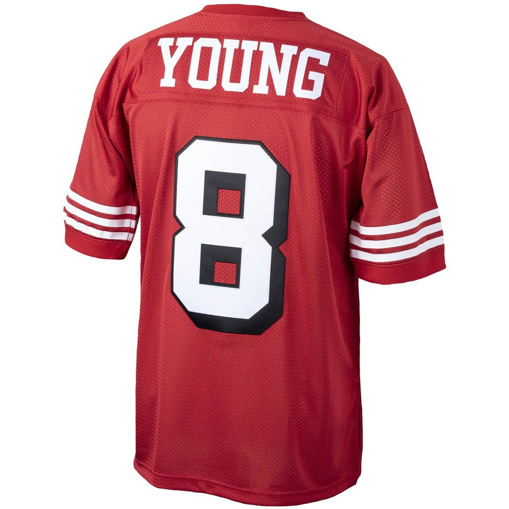 Steve Young San Francisco 49ers 1994 Scarlet Authentic Throwback Retired Player Jersey
