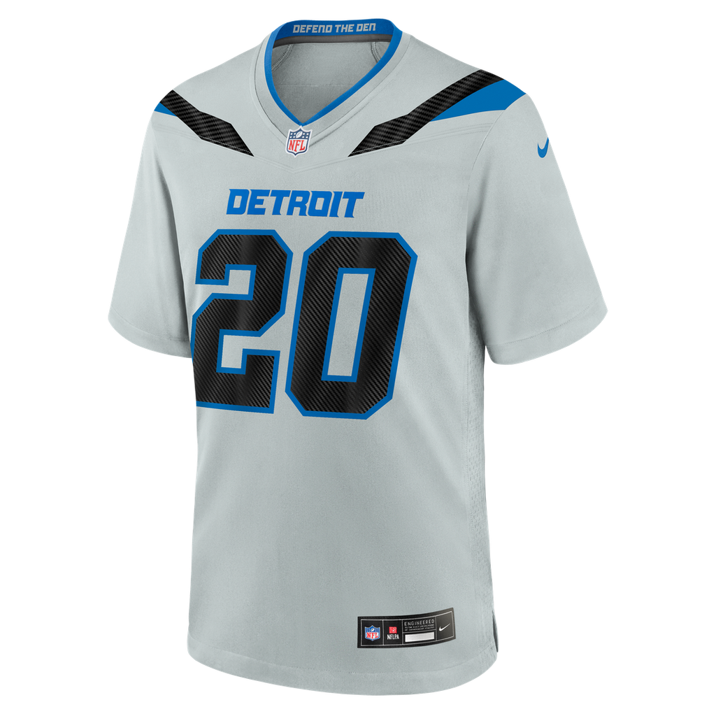 Barry Sanders Detroit Lions Silver 2026 Rivalries Collection Game Jersey