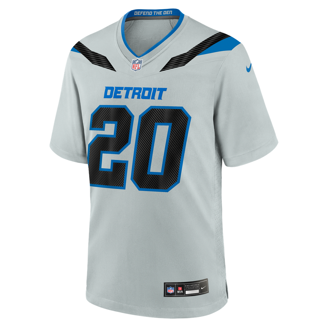 Barry Sanders Detroit Lions Silver 2026 Rivalries Collection Game Jersey