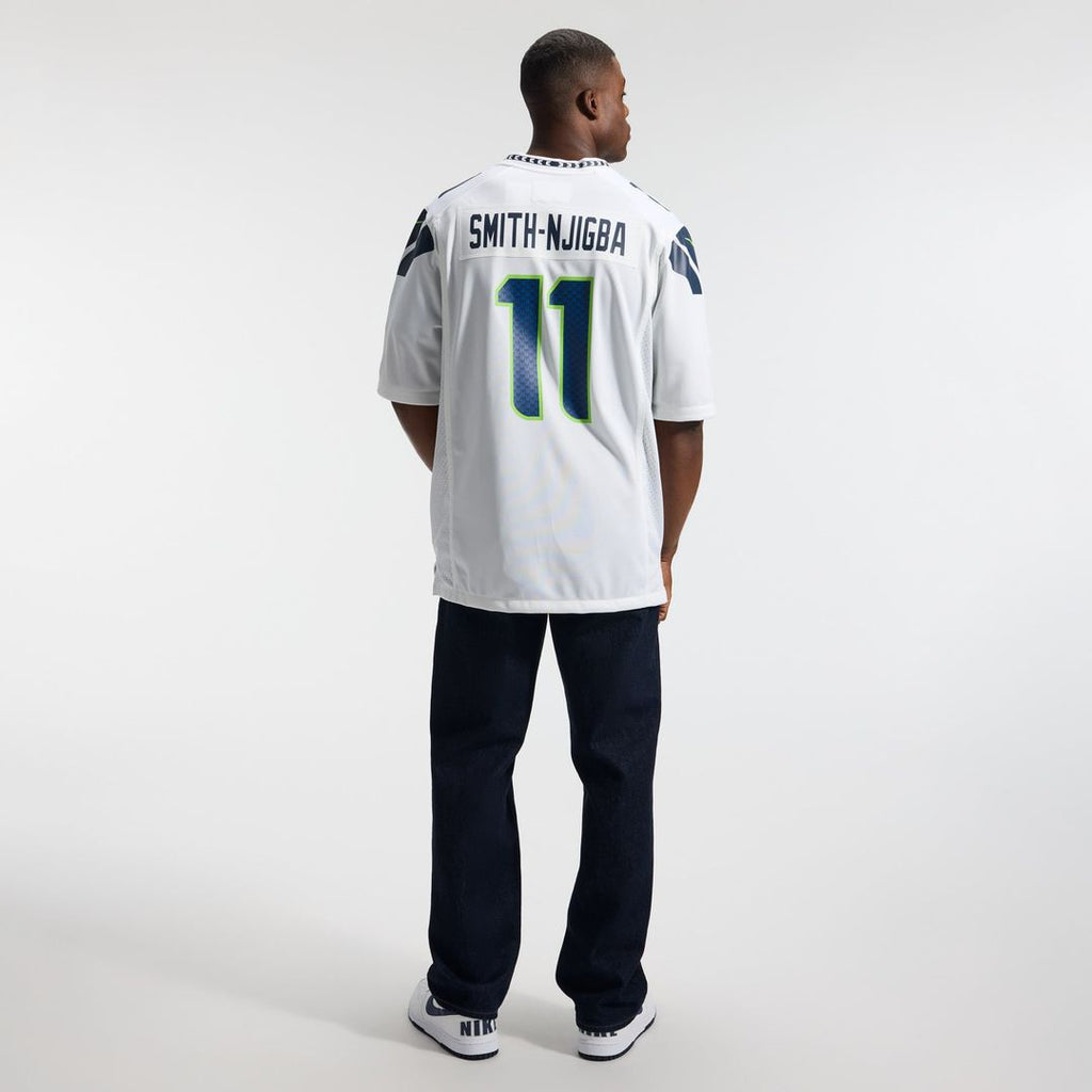 Jaxon Smith-Njigba Seattle Seahawks White Game Jersey