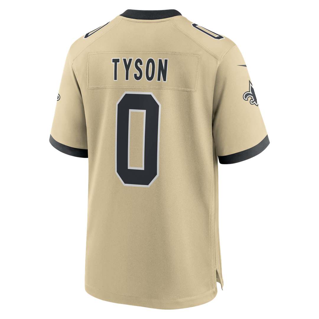 Jordyn Tyson New Orleans Saints Gold Alternate Game Jersey