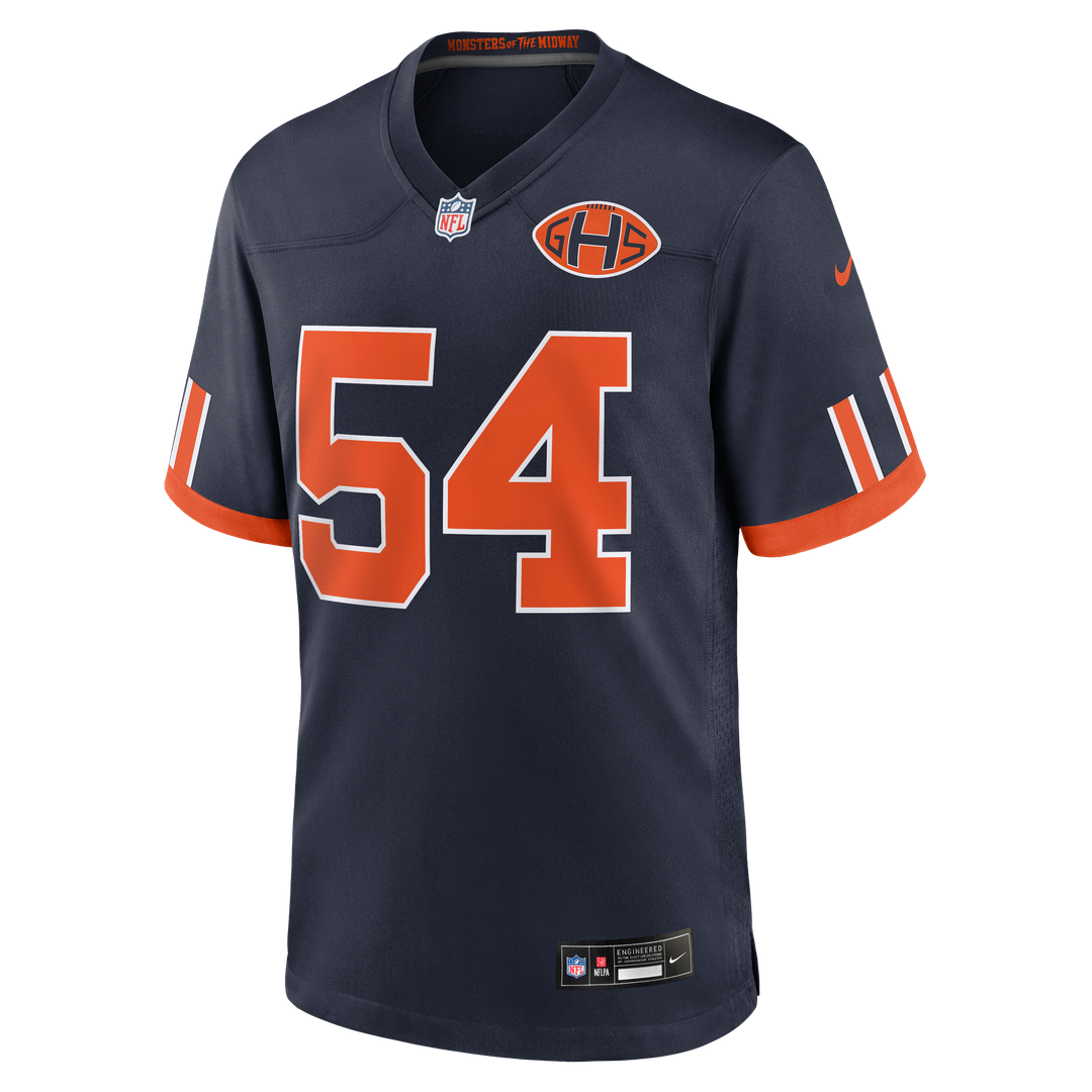 Brian Urlacher Chicago Bears Navy 2026 Rivalries Collection Game Jersey