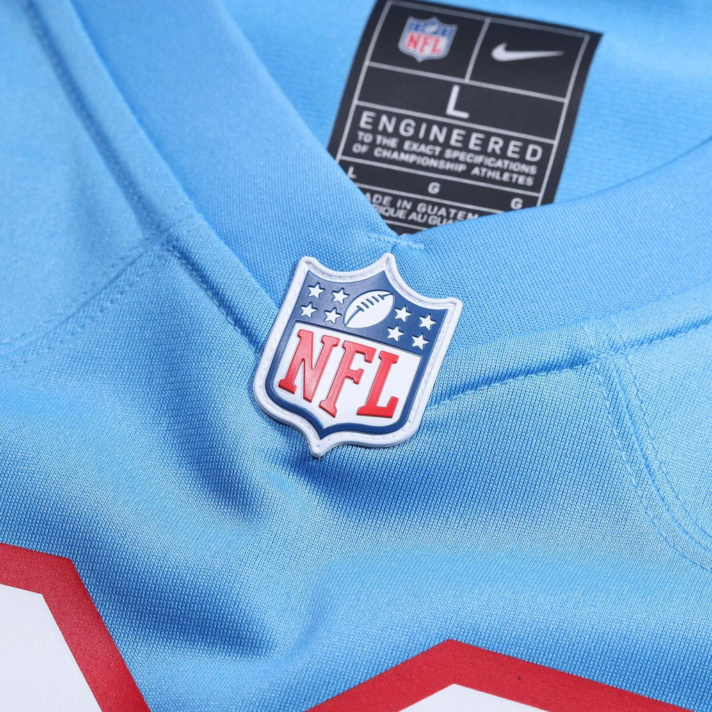 Steve McNair Tennessee Titans Light Blue Retired Player Alternate Game Jersey
