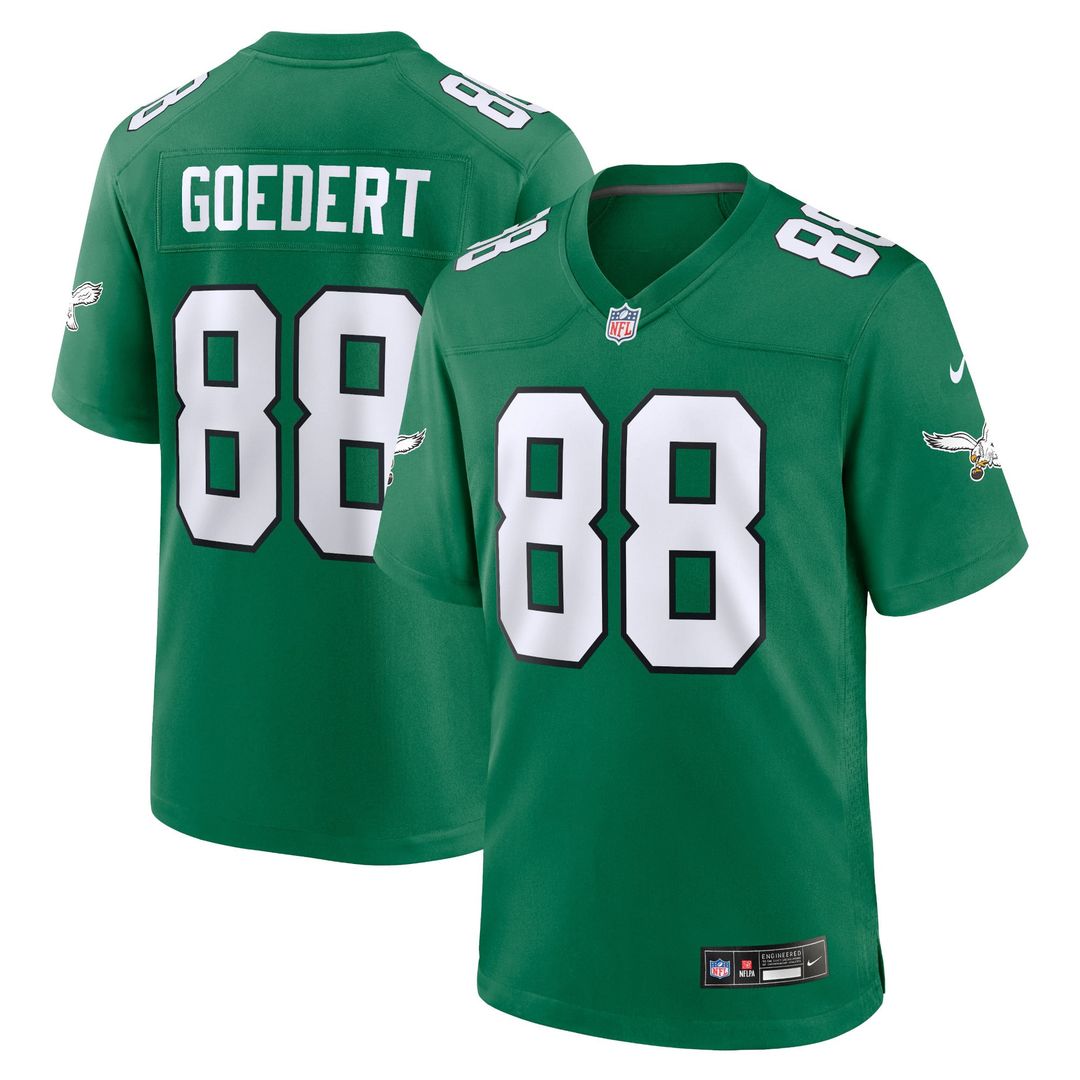 Dallas Goedert Philadelphia Eagles Kelly Green Alternate Game Player Jersey