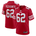 Austen Pleasants San Francisco 49ers Scarlet Team Game Jersey