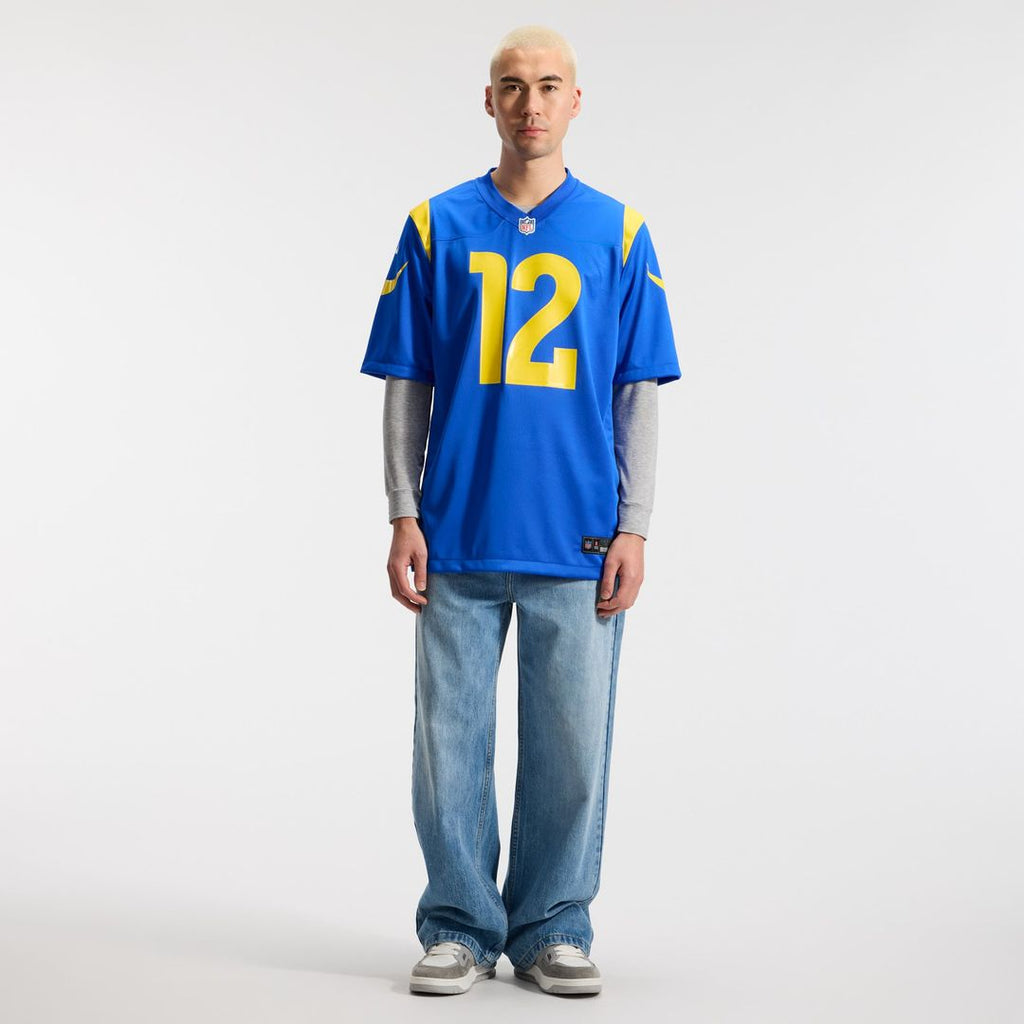 Puka Nacua Los Angeles Rams White White Game Player Jersey