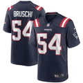 Tedy Bruschi New England Patriots Navy Game Retired Player Jersey