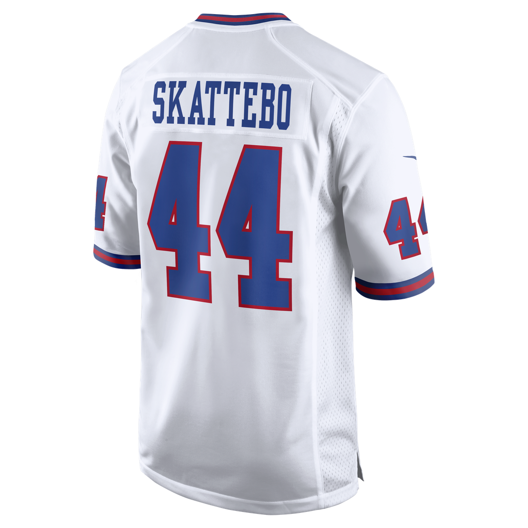 Cam Skattebo New York Giants White Alternate Vintage White Game Jersey
