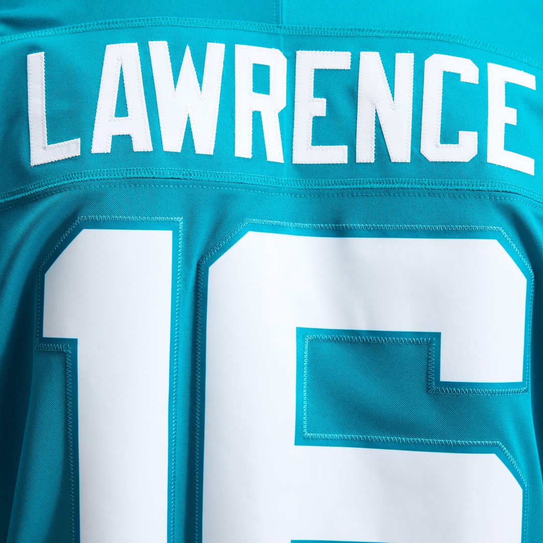 Trevor Lawrence Jacksonville Jaguars Teal Team Vapor F.U.S.E. Stitched Limited Jersey