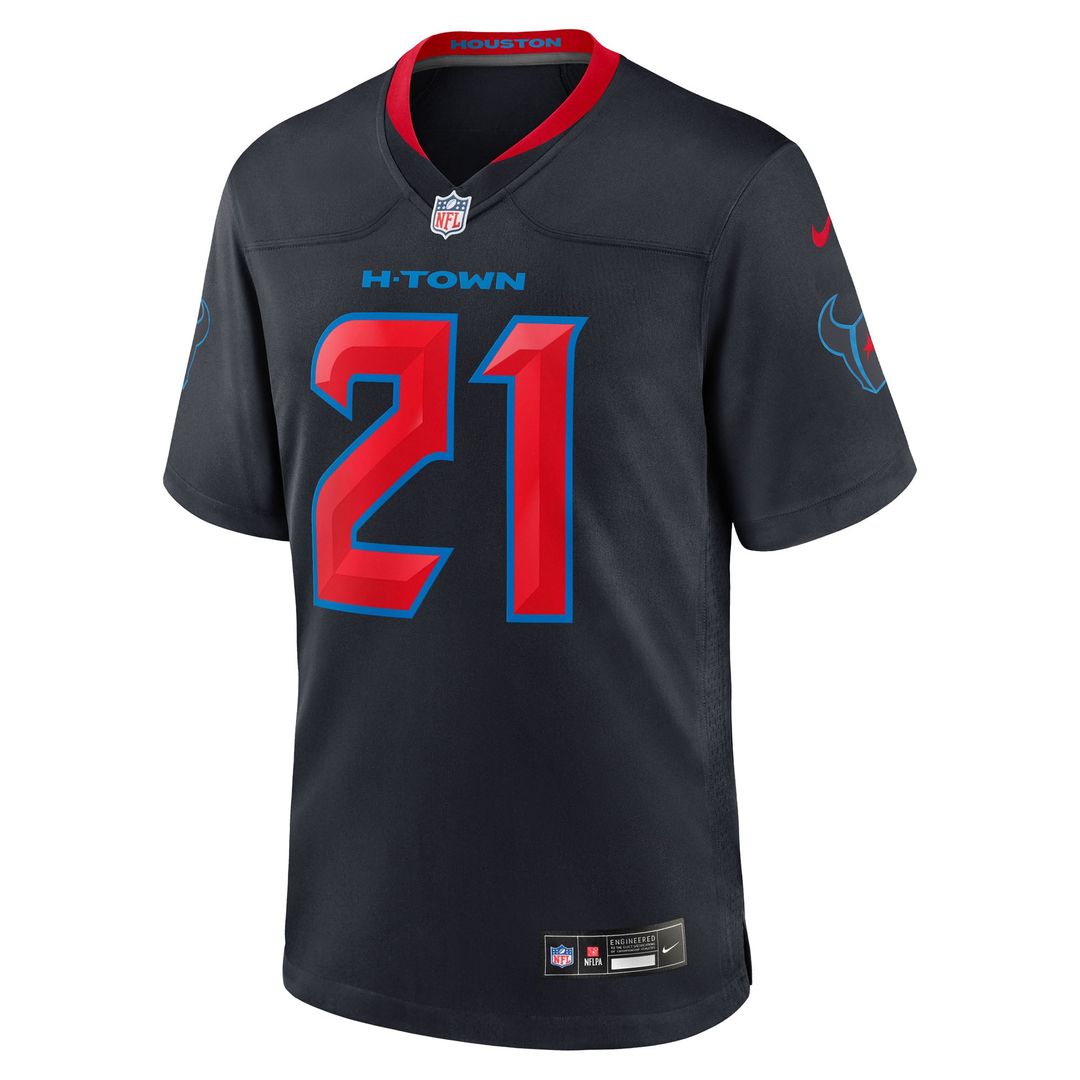 Nick Chubb Houston Texans Navy Alternate 2 Game Jersey