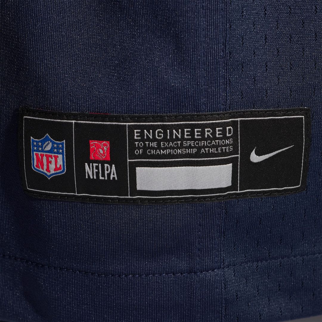Jaylon Jones Chicago Bears Navy Team Game Jersey