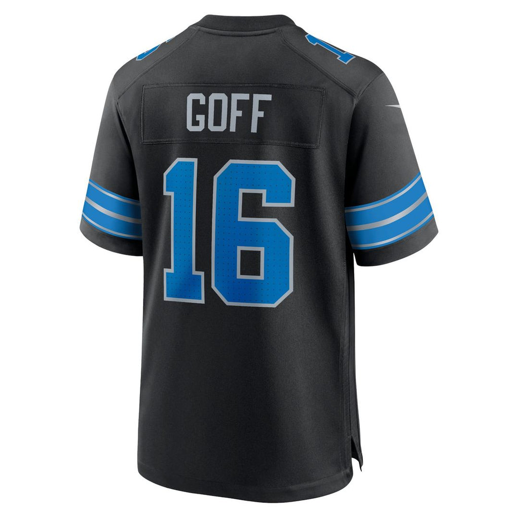 Jared Goff Detroit Lions Black 2nd Alternate Game Jersey