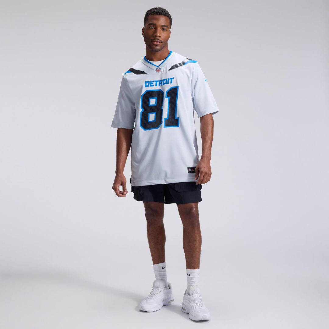 Calvin Johnson Detroit Lions Silver 2026 Rivalries Collection Game Jersey