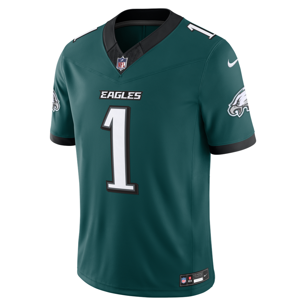 Jalen Hurts Philadelphia Eagles Kelly Green Alternate Vapor F.U.S.E. Stitched Limited Jersey
