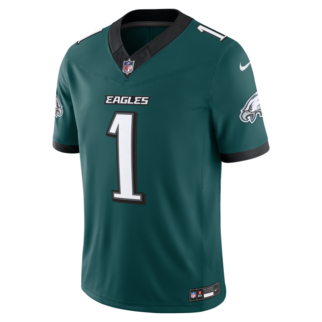 Jalen Hurts Philadelphia Eagles Kelly Green Alternate Vapor F.U.S.E. Stitched Limited Jersey