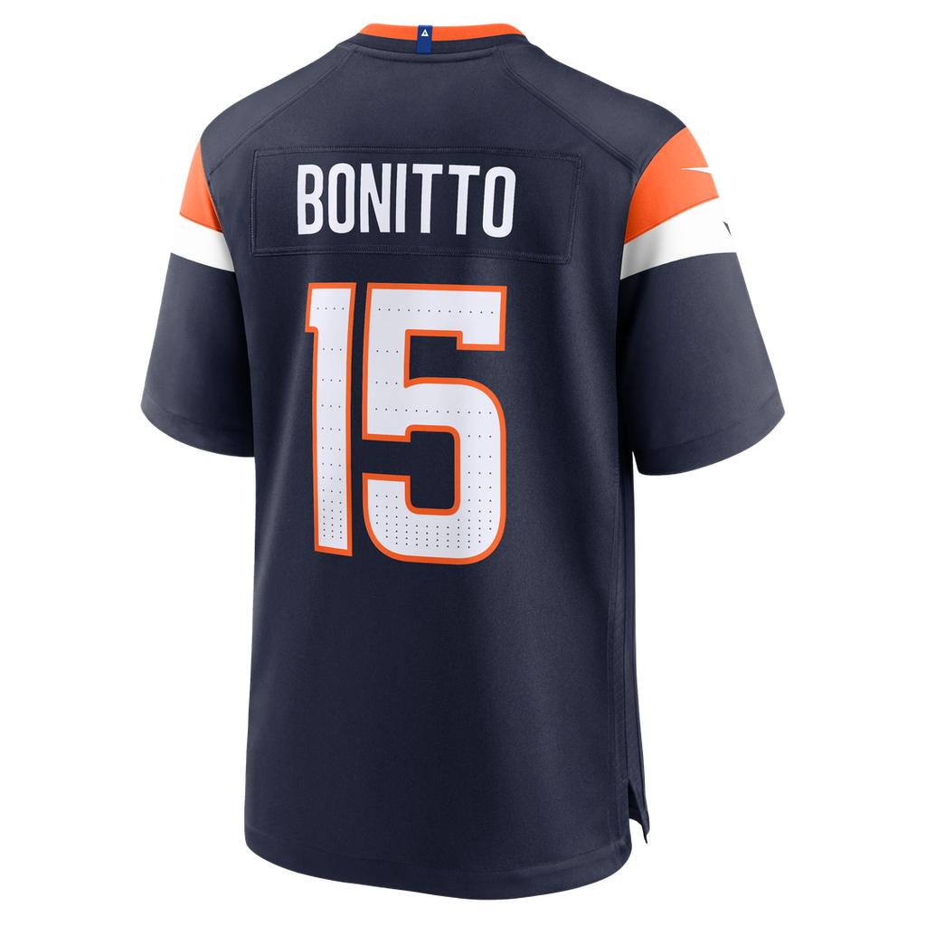 Nik Bonitto Denver Broncos Navy Alternate Game Jersey