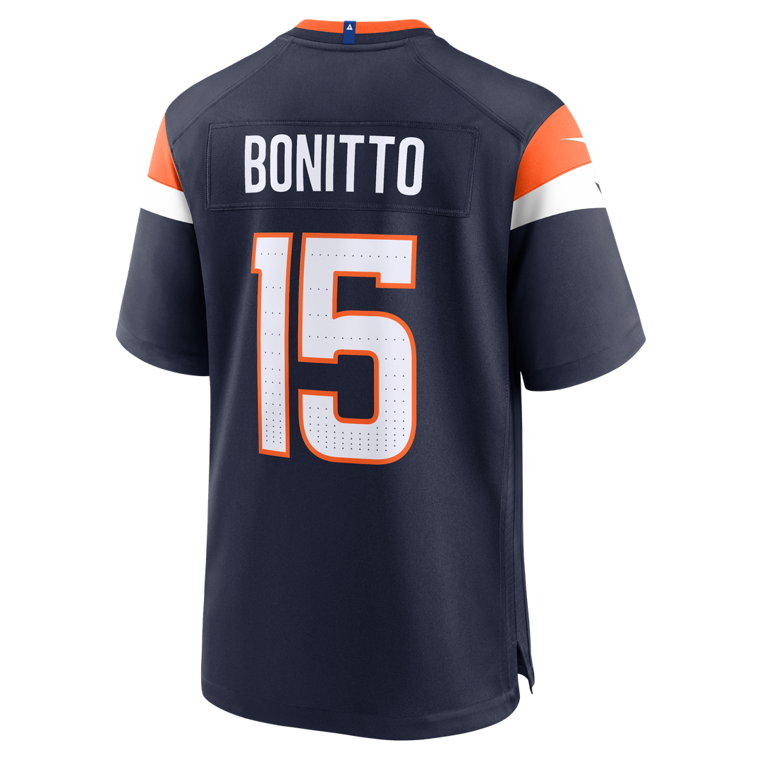 Nik Bonitto Denver Broncos Navy Alternate Game Jersey