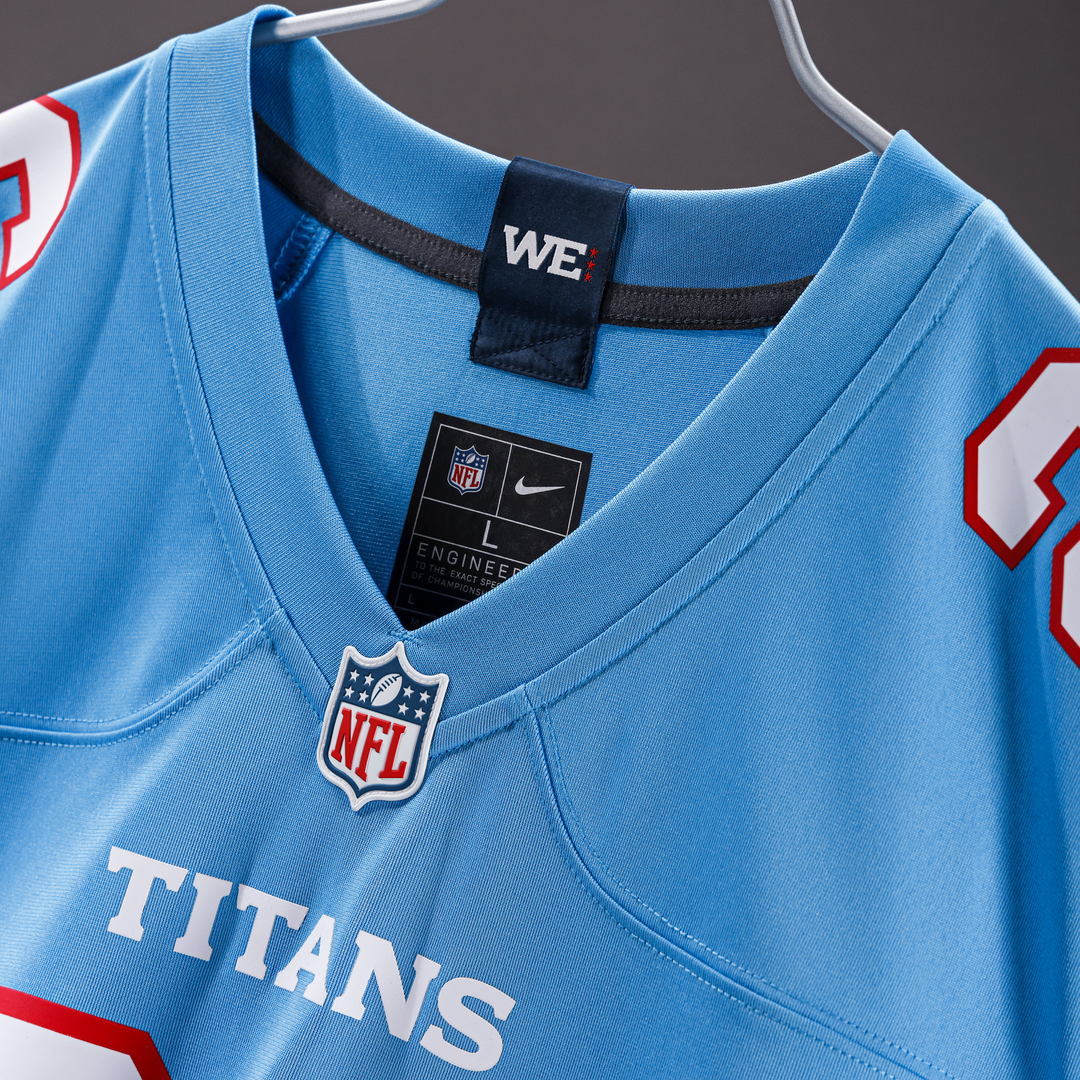 Calvin Ridley Tennessee Titans Light Blue Game Jersey