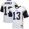 Kurt Warner Los Angeles Rams White Big & Tall 2001 Retired Player Replica Jersey