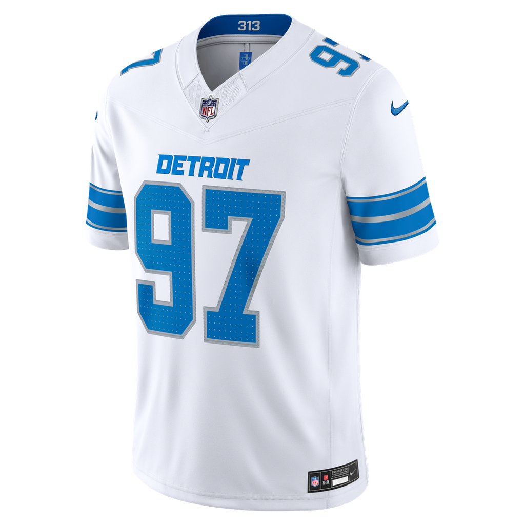 Aidan Hutchinson Detroit Lions Black Alternate Vapor F.U.S.E. Stitched Limited Jersey