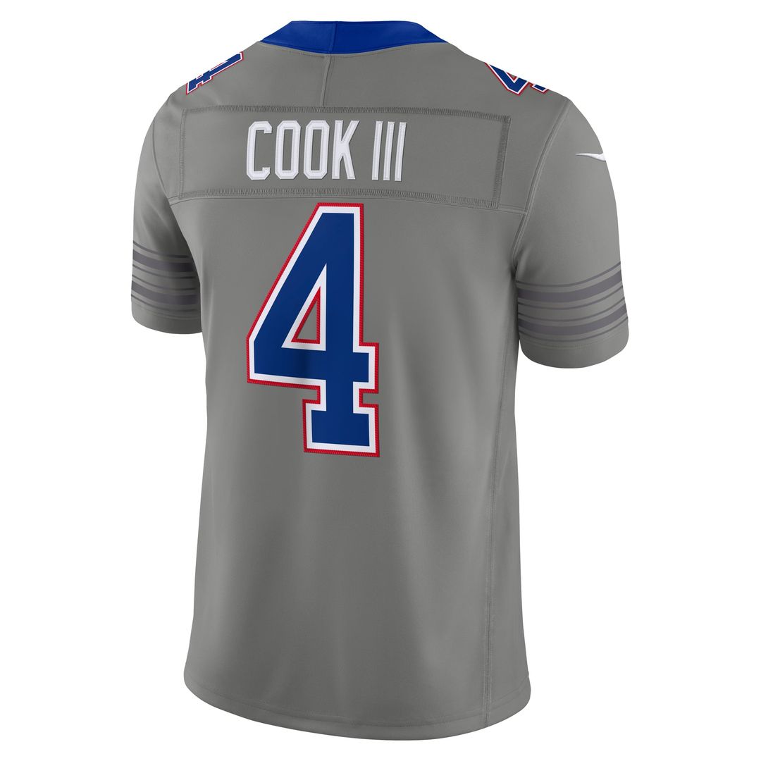 James Cook III Buffalo Bills Royal Team Vapor F.U.S.E. Stitched Limited Jersey