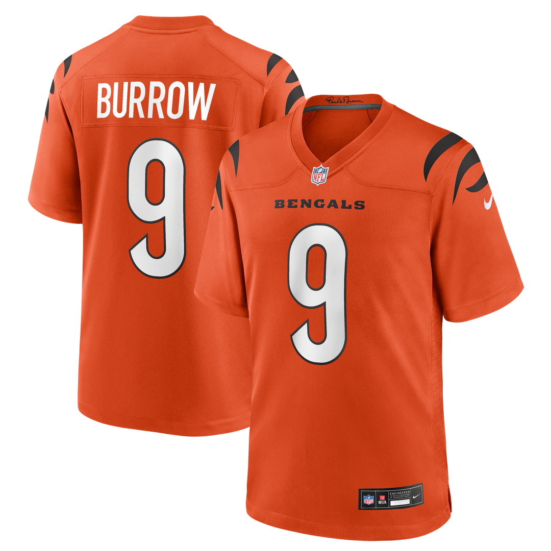 Joe Burrow Cincinnati Bengals Black Player Game Jersey