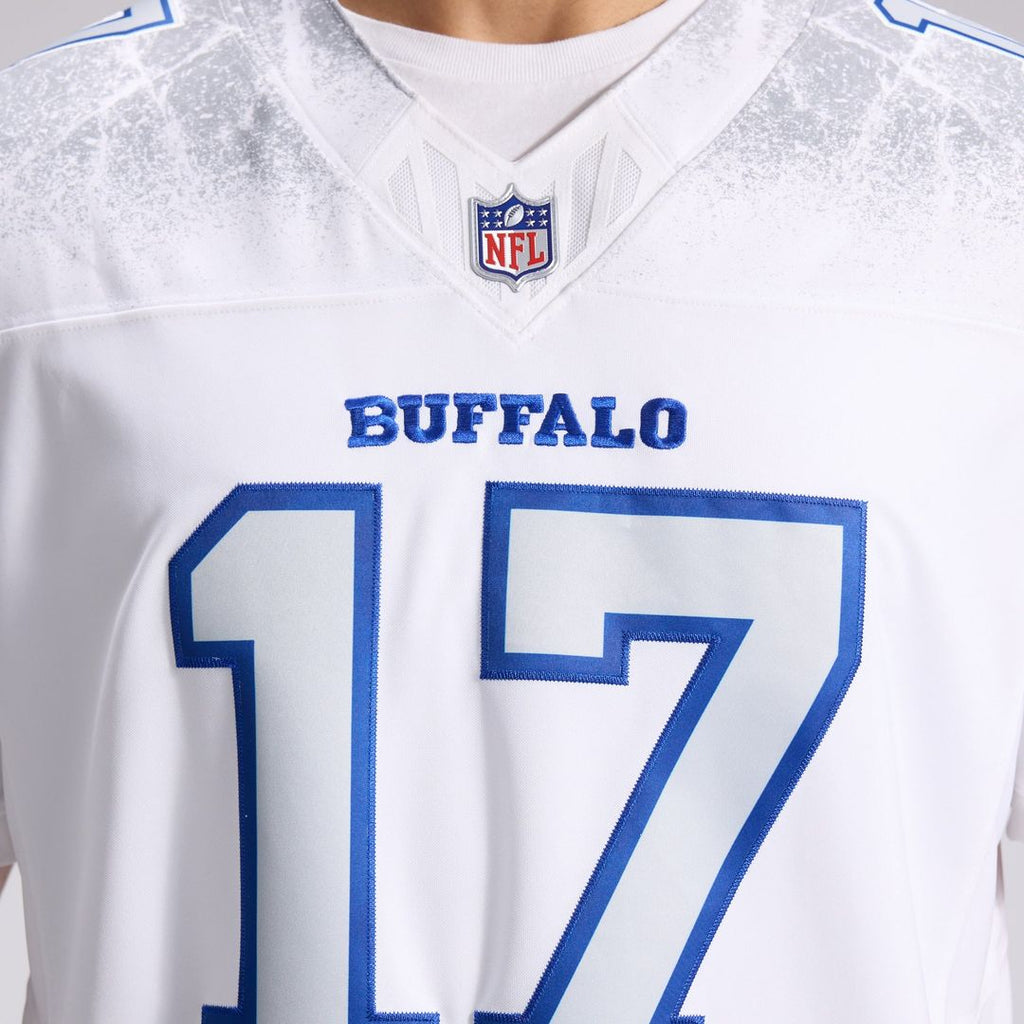 Josh Allen Buffalo Bills White Rivalries Collection Stitched Limited Jersey
