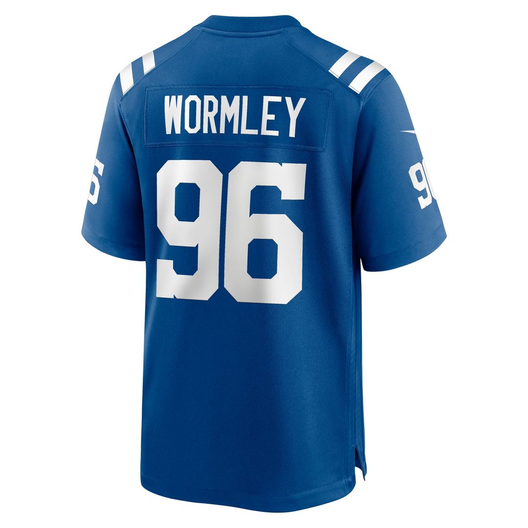 Chris Wormley Indianapolis Colts Royal Team Game Jersey