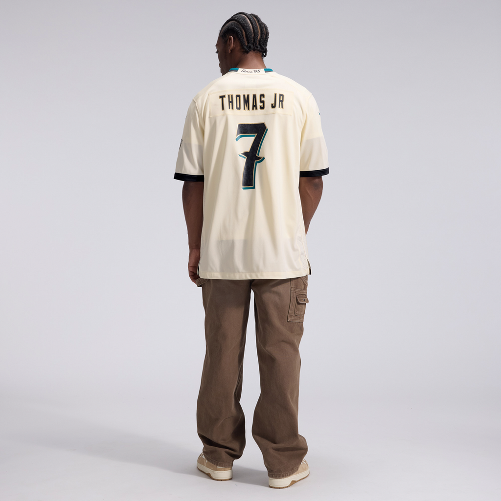 Brian Thomas Jr. Jacksonville Jaguars Natural 2026 Rivalries Collection Game Jersey