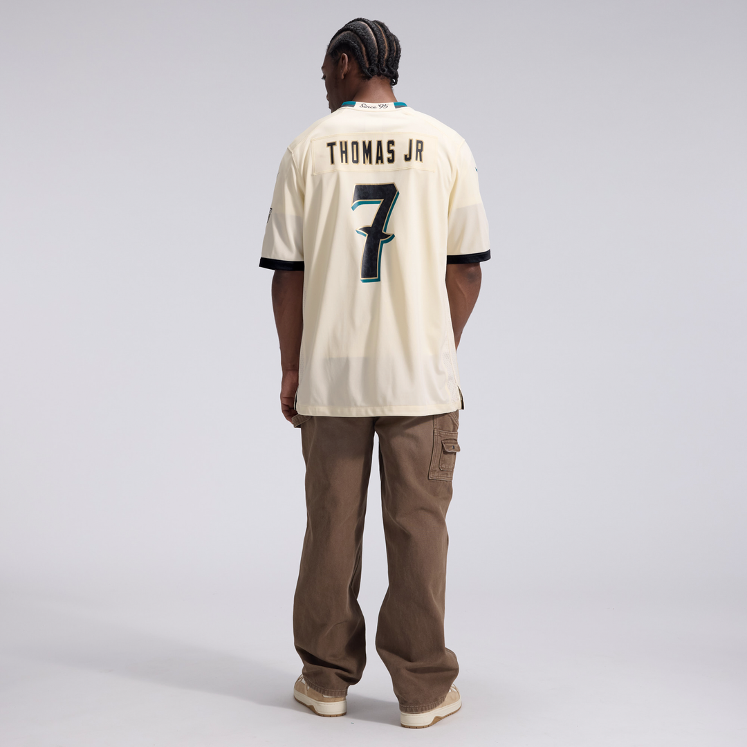Brian Thomas Jr. Jacksonville Jaguars Natural 2026 Rivalries Collection Game Jersey
