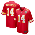 Garrett Nussmeier Kansas City Chiefs Red Game Jersey