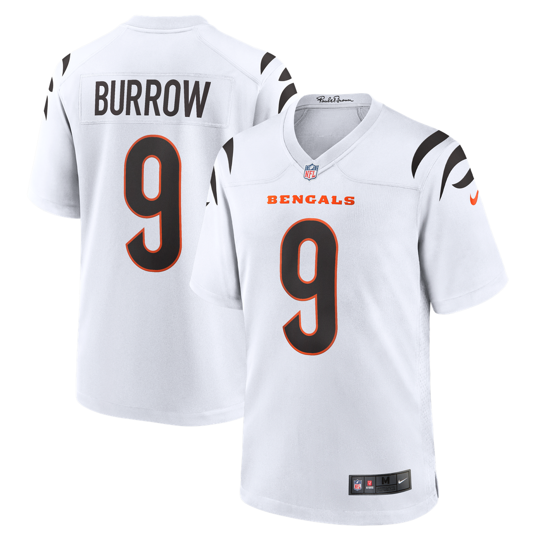 Joe Burrow Cincinnati Bengals White Game Jersey