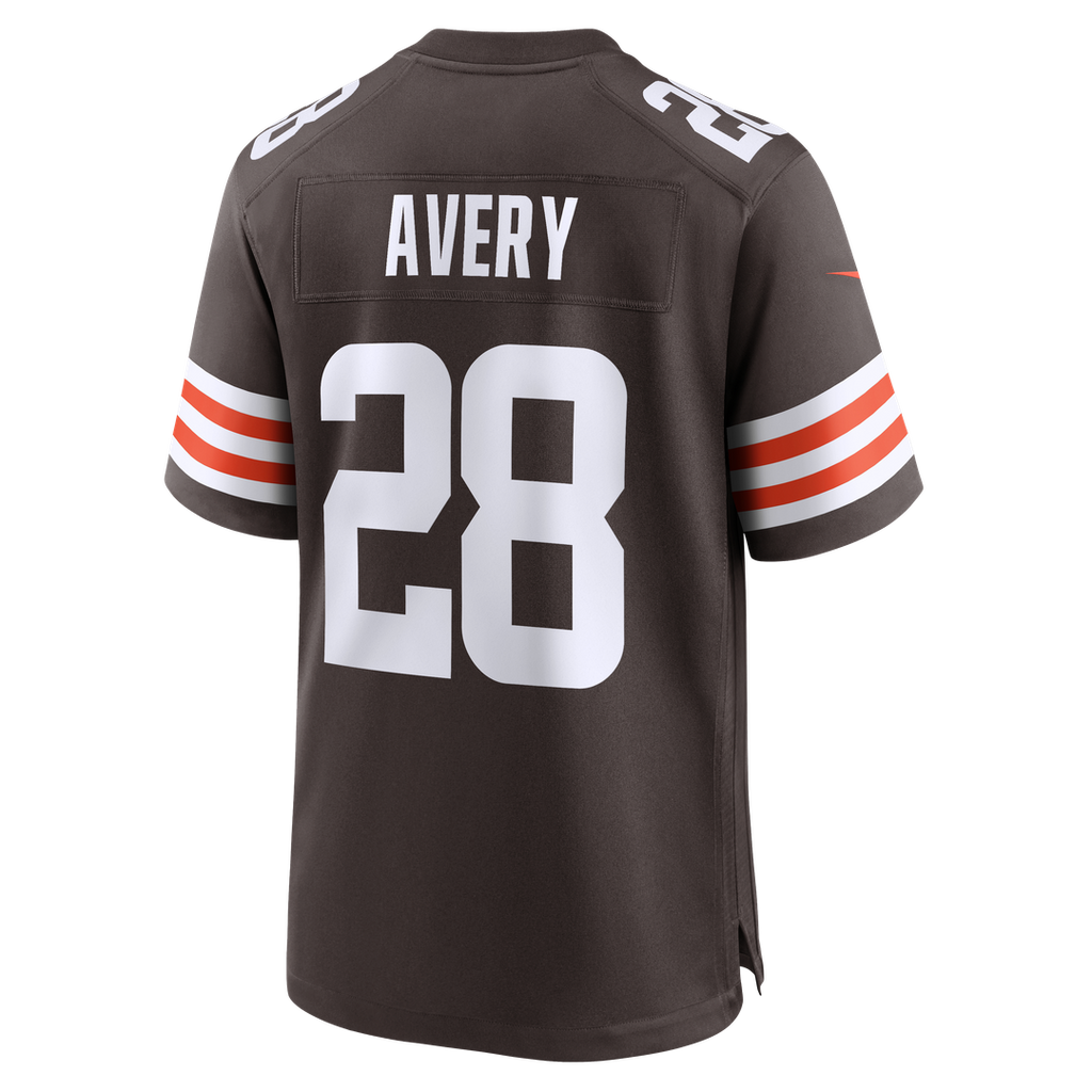 Tre Avery Cleveland Browns Brown Team Game Jersey