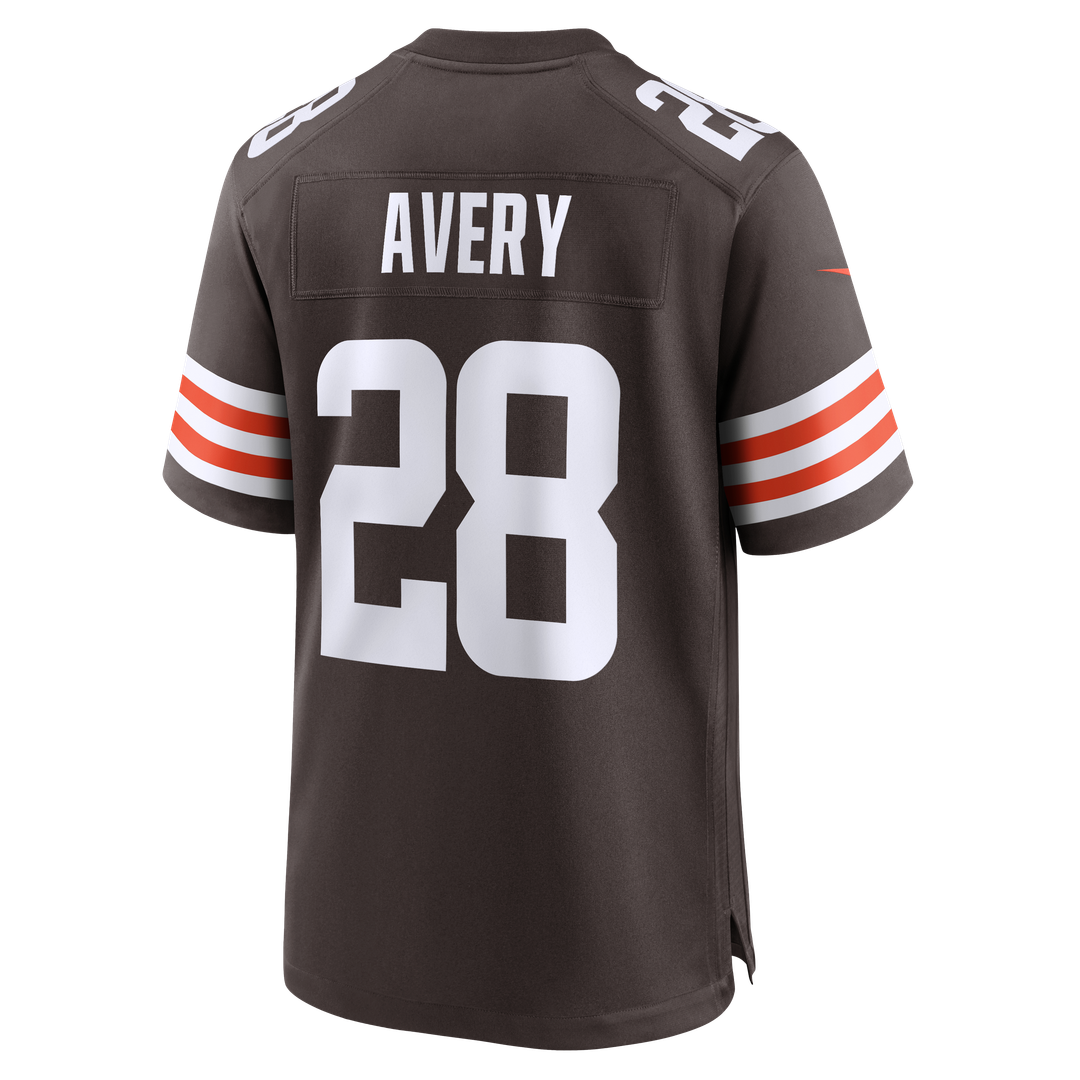 Tre Avery Cleveland Browns Brown Team Game Jersey