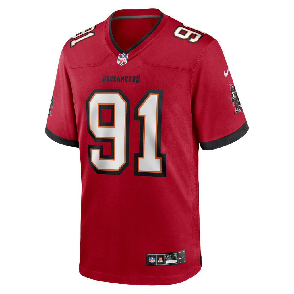 A'Shawn Robinson Tampa Bay Buccaneers Red Team Game Jersey
