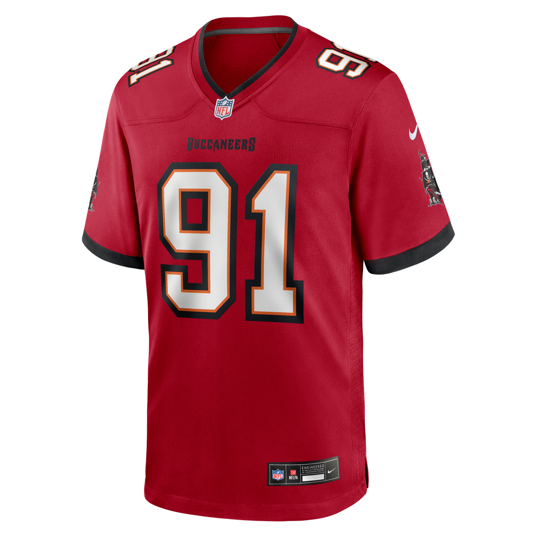 A'Shawn Robinson Tampa Bay Buccaneers Red Team Game Jersey