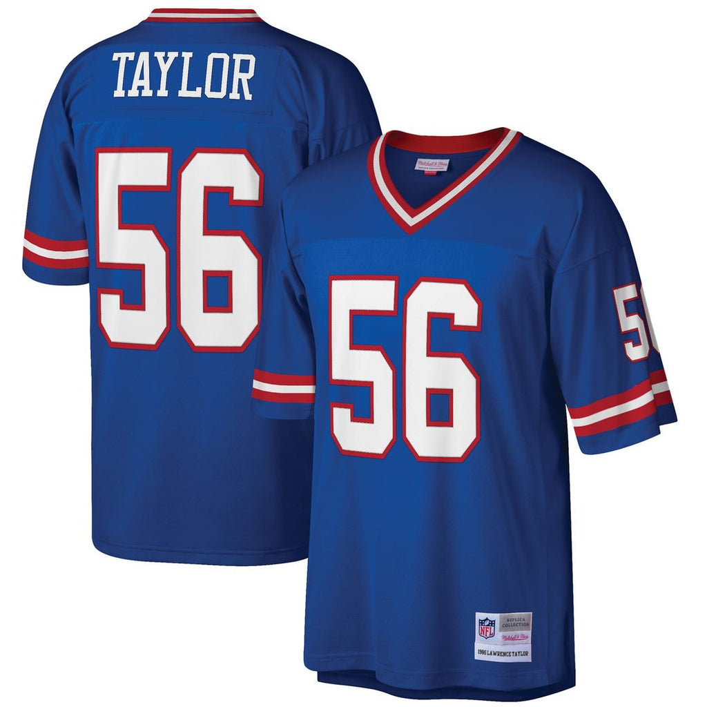 Lawrence Taylor New York Giants Royal Big & Tall 1986 Retired Player Replica Jersey