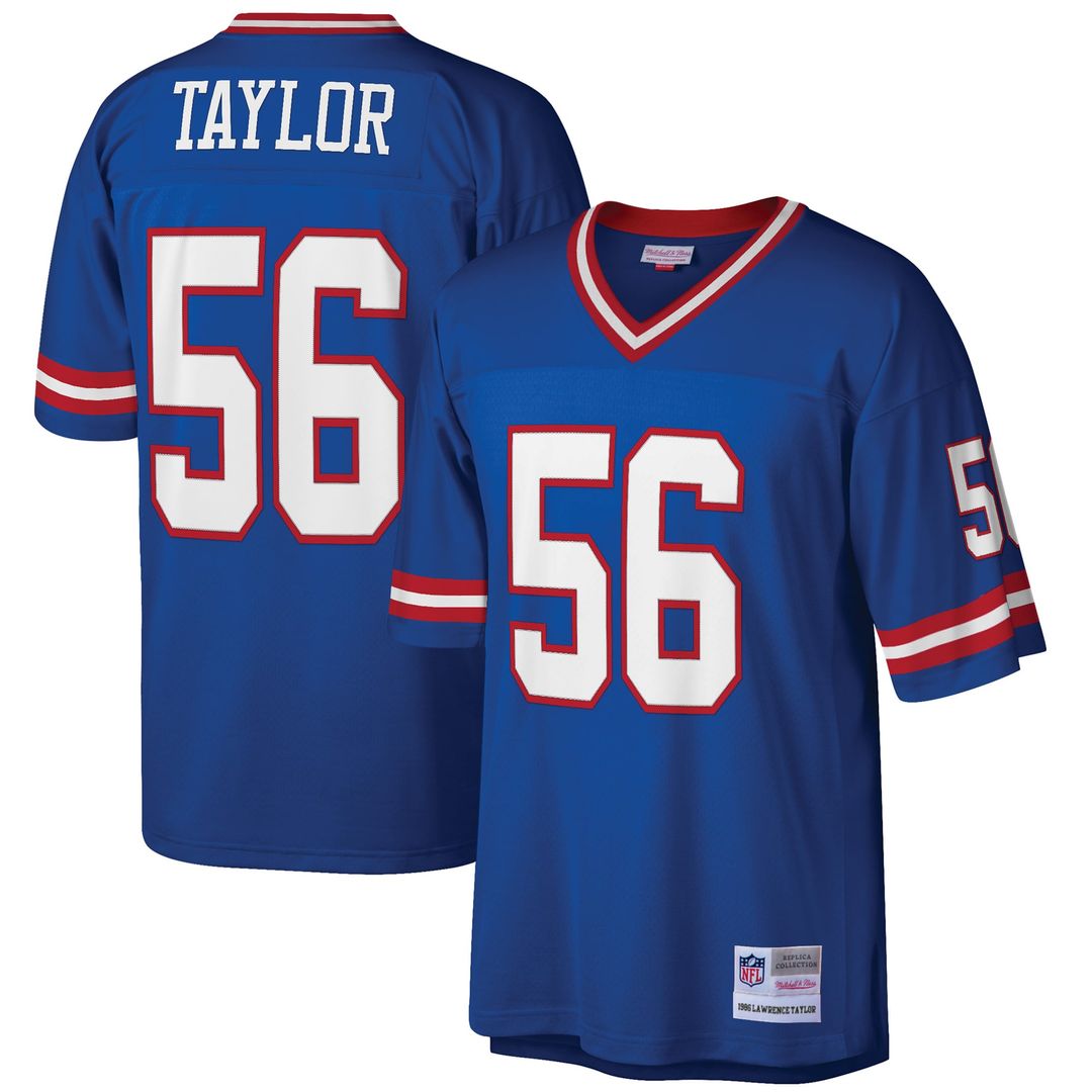 Lawrence Taylor New York Giants Royal Big & Tall 1986 Retired Player Replica Jersey