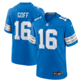 Jared Goff Detroit Lions Blue Game Jersey