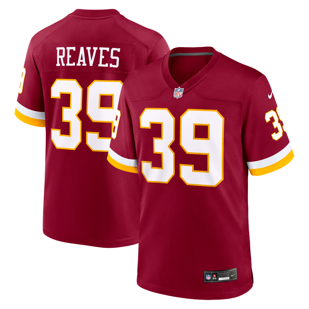 Jeremy Reaves Washington Commanders Black Hail Raiser Alternate Game Jersey