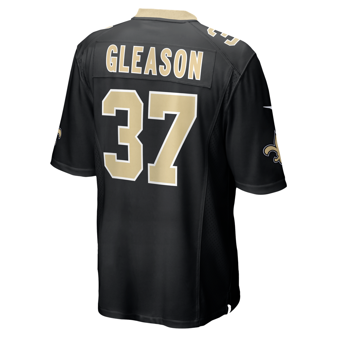 Steve Gleason New Orleans Saints Black Game Retired Player Jersey