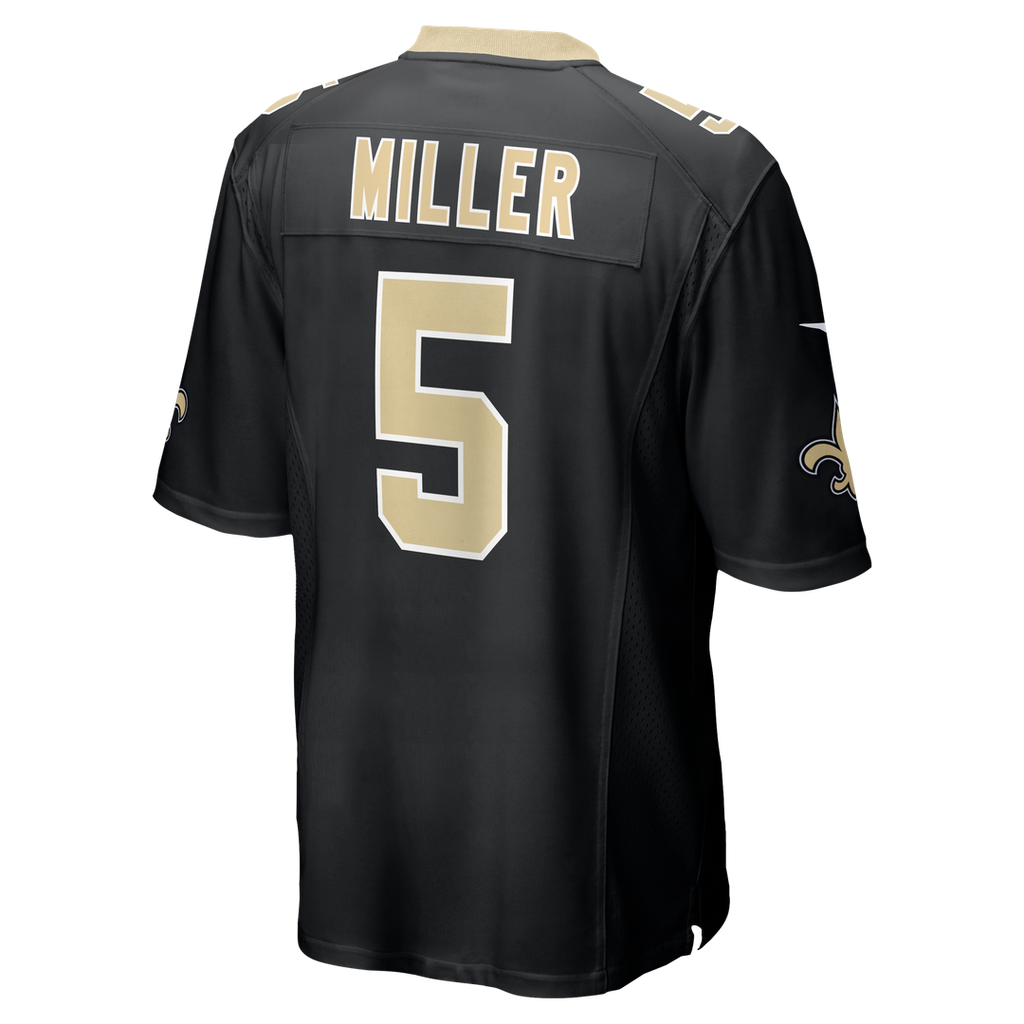 Kendre Miller New Orleans Saints Black Team Game Jersey